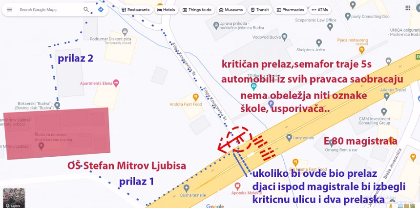 Strah i neizvjesnost dočekuju i ispraćaju đake; Neophodno regulisanje saobraćaja u zoni stare škole