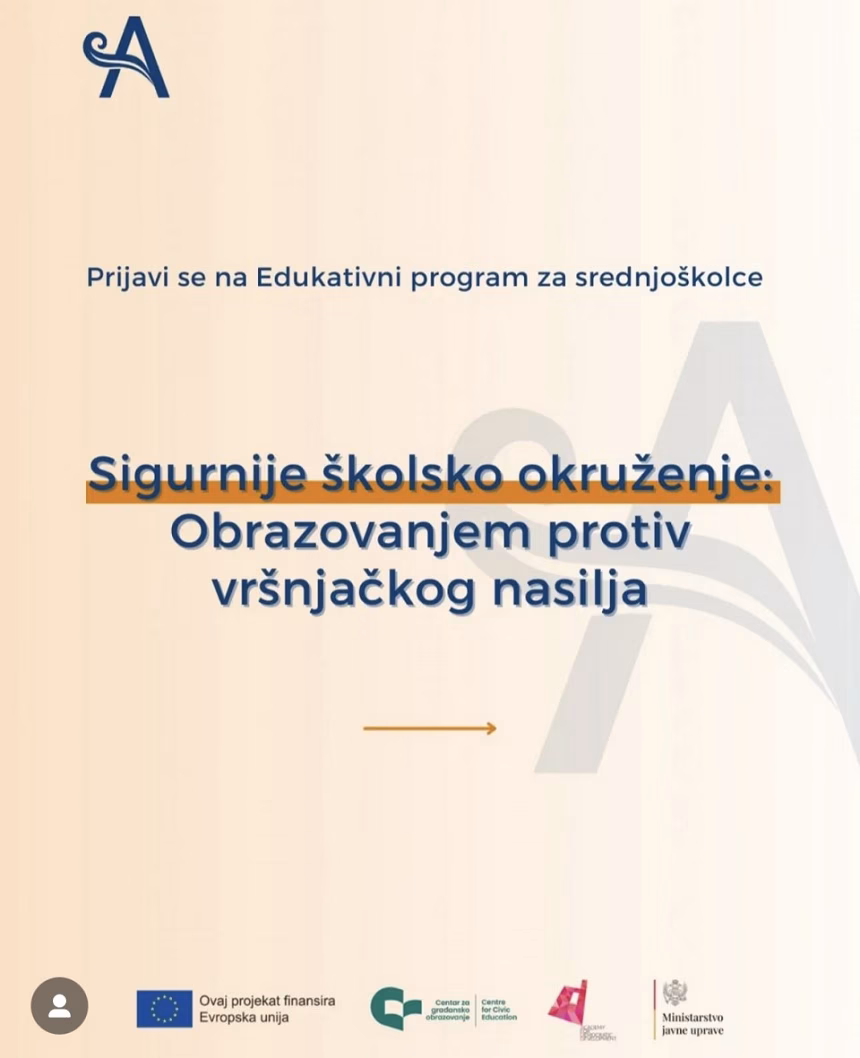 Sigurnije školsko okruženje: Obrazovanjem protiv vršnjačkog nasilja