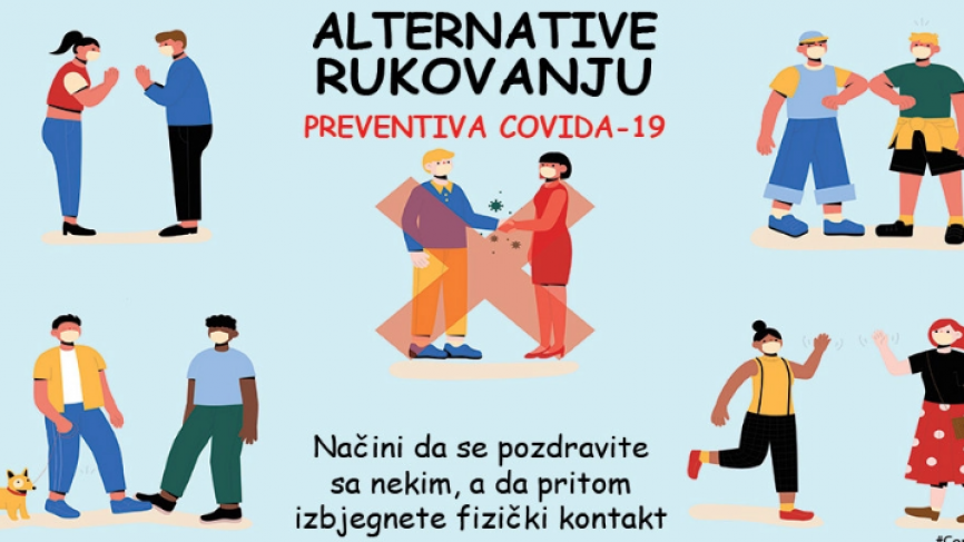 NKT apeluje: Ne morate se rukovati sa prijateljima, o ljubljenju i ne treba govoriti | Radio Televizija Budva