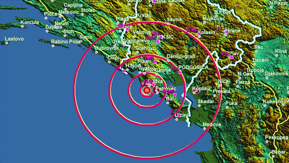 Zemljotres kod Budve | Radio Televizija Budva