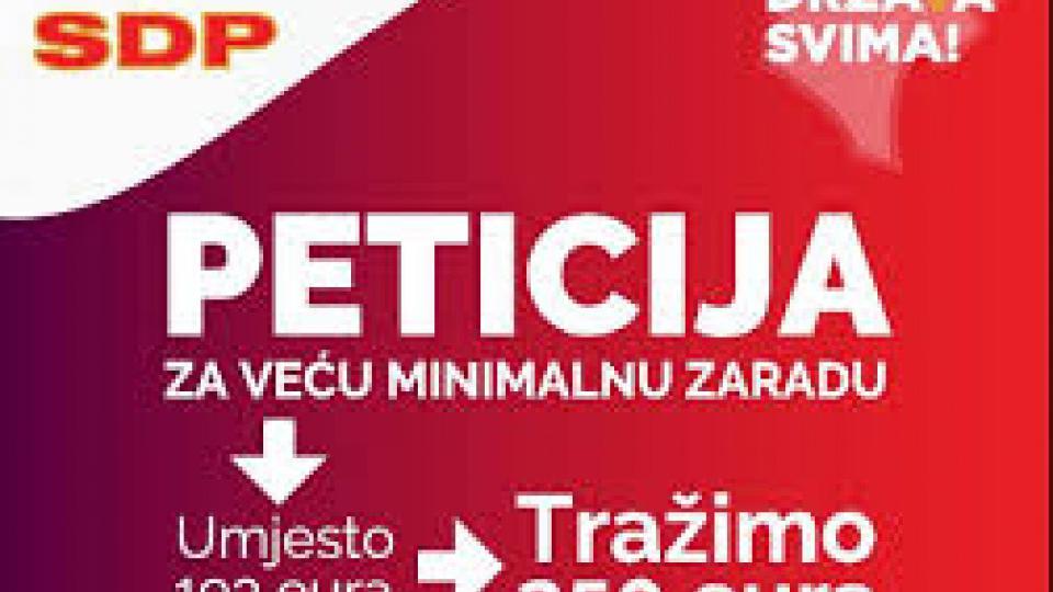 Peticija za povećanje minimalne cijene rada | Radio Televizija Budva