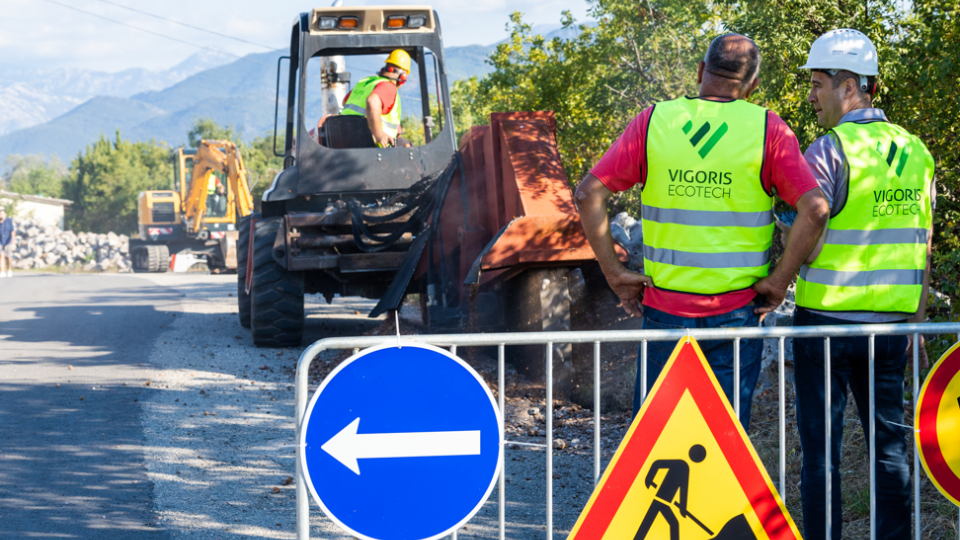 Počeli radovi na izgradnji sekundarnog sistema vodosnabdijevanja za Bigovu, Pobrđe, Vranoviće i Lješeviće | Radio Televizija Budva